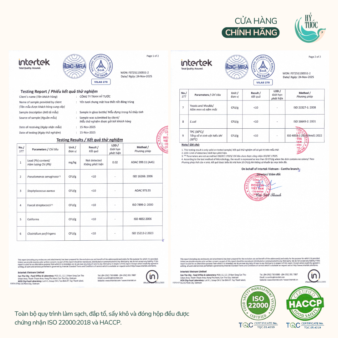 Yến chưng sẵn vị Mật hoa thốt nốt & Nấm đông trùng, 8 gram yến tươi, hũ 75ml