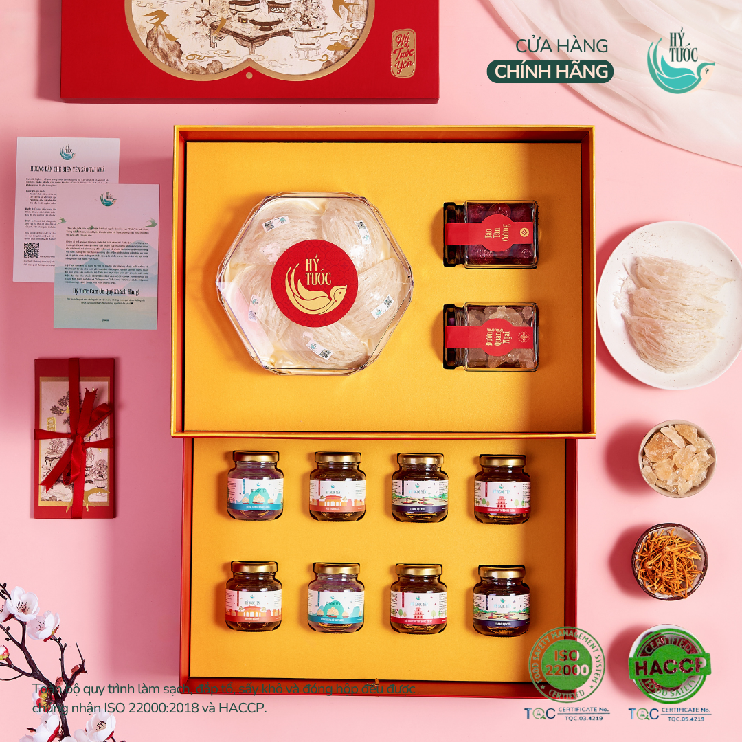 Tổ Yến Tinh Chế VIP 80% Sợi Yến Dài - Hộp 50g, 100g