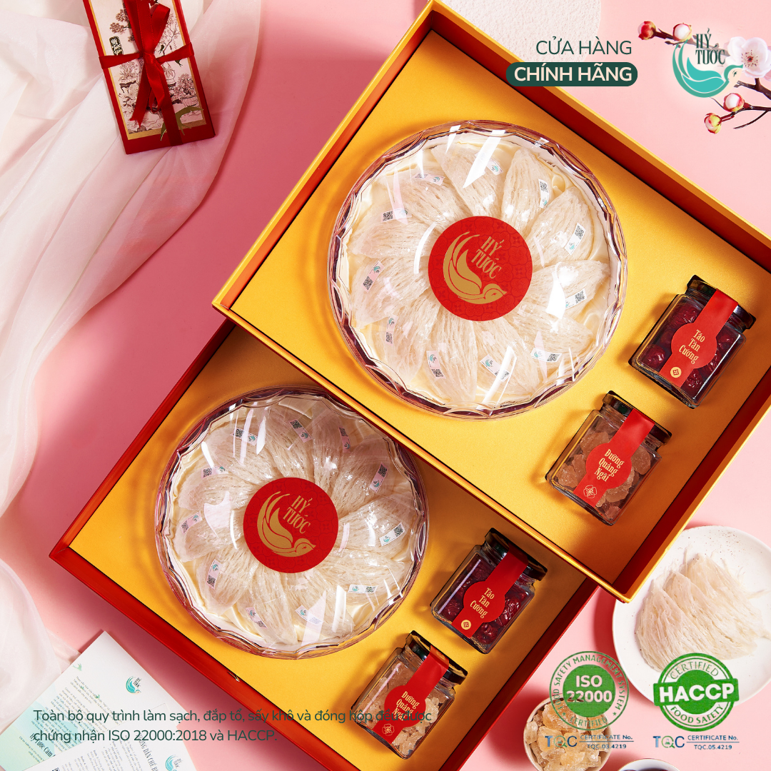 Tổ Yến Tinh Chế VIP 80% Sợi Yến Dài - Hộp 50g, 100g
