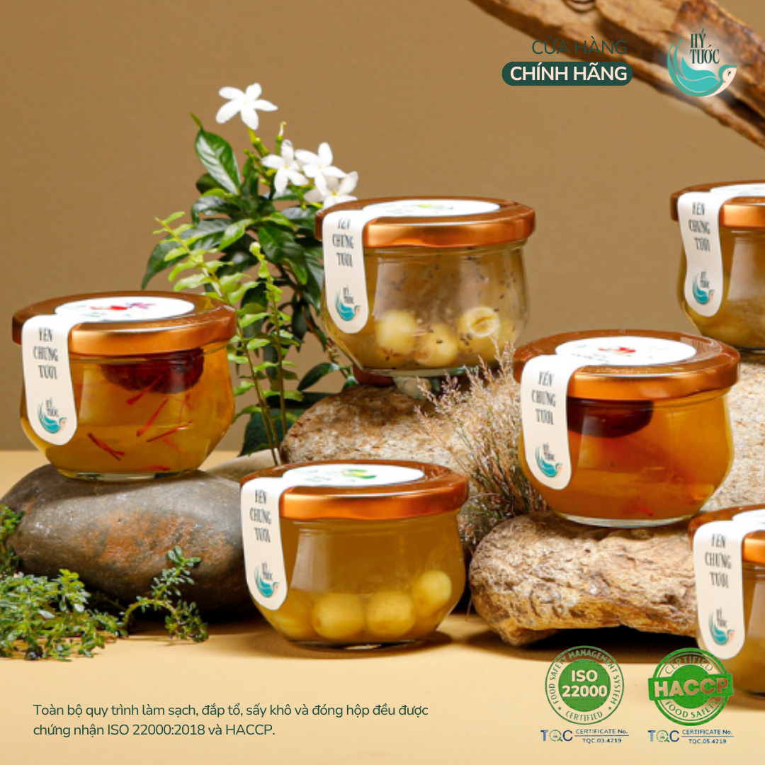 Yến Chưng Tươi Vị Táo Đỏ và Nấm Đông Trùng Hũ 100ml, 150ml