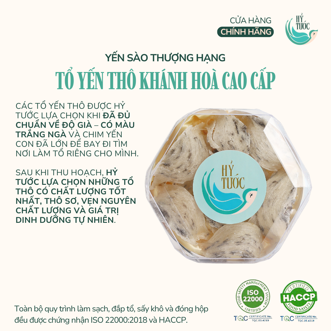 Tổ Yến Thô Khánh Hòa Cao Cấp