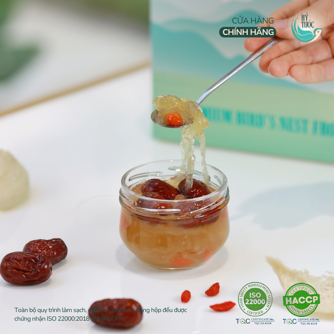 Yến Chưng Tươi Vị Táo Đỏ và Kỷ Tử Hũ 100ml, 150ml