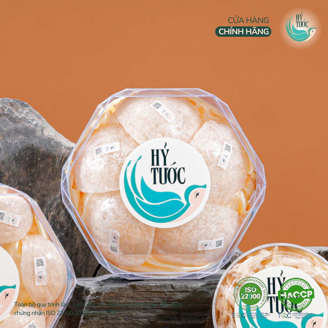 Tổ Yến Tinh Chế Xơ Mướp (100% Bụng Tổ Yến) - Hộp 10g, 20g, 30g, 50g, 100g