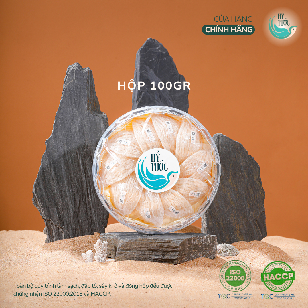 Tổ Yến Tinh Chế Thượng Hạng 100% Sợi Yến - Hộp 50g, 100g
