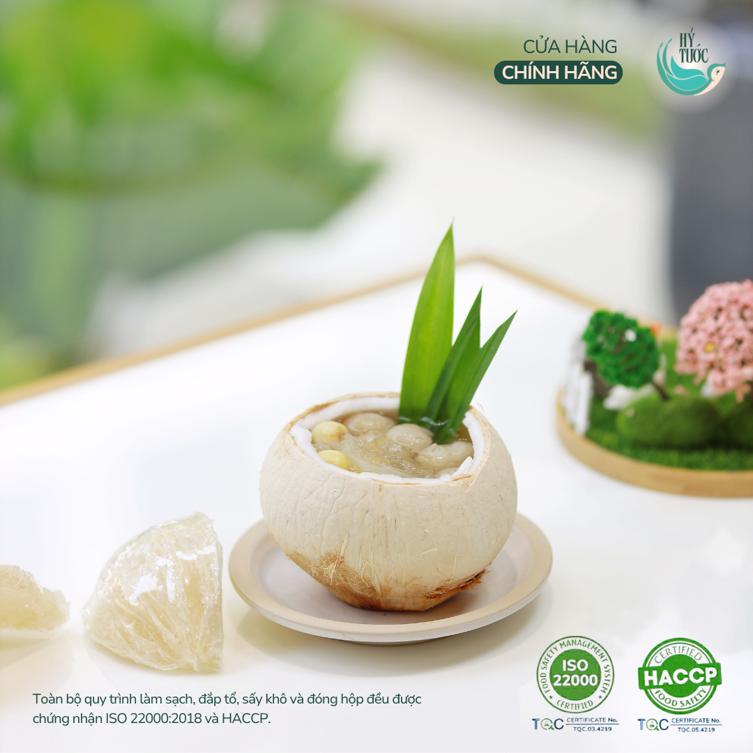 Yến Chưng Tươi Vị Nước Dừa, Long Nhãn, Hạt Sen Hũ 100ml, 150ml