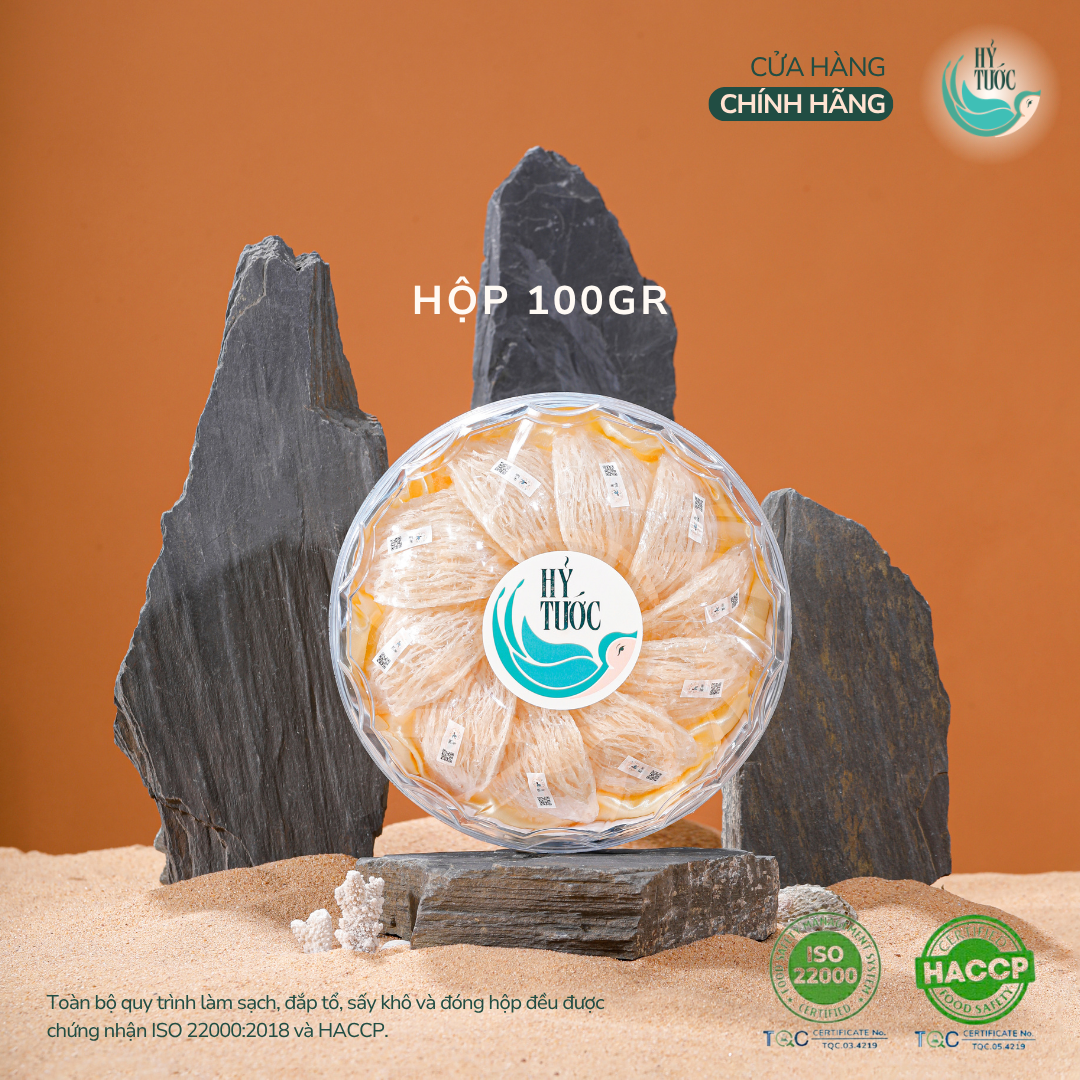 Tổ Yến Tinh Chế VIP 80% Sợi Yến Dài - Hộp 50g, 100g