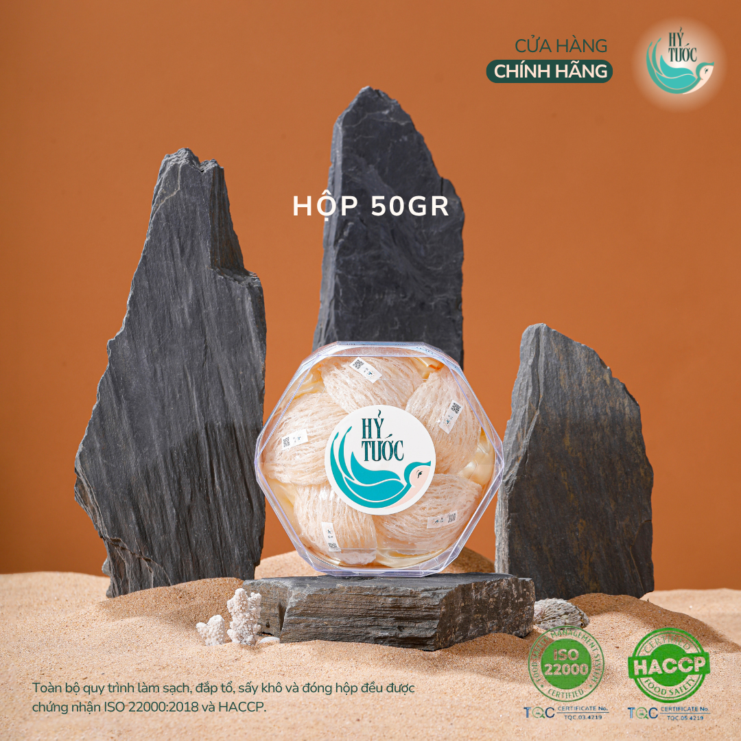 Tổ Yến Tinh Chế VIP 80% Sợi Yến Dài - Hộp 50g, 100g