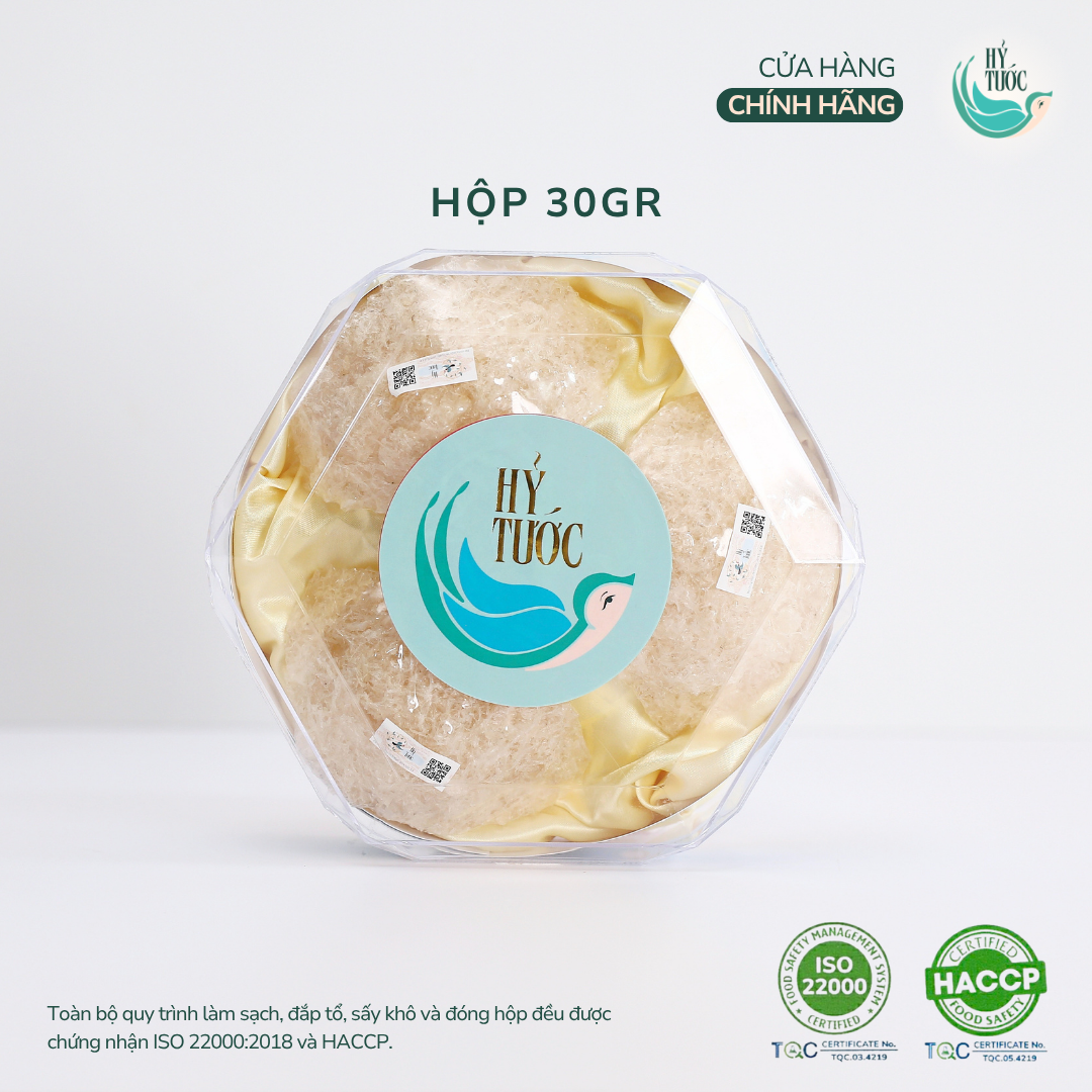 Tổ Yến Tinh Chế Cao Cấp 60% Sợi Yến Dài - Hộp 10g, 20g, 30g, 50g, 100g