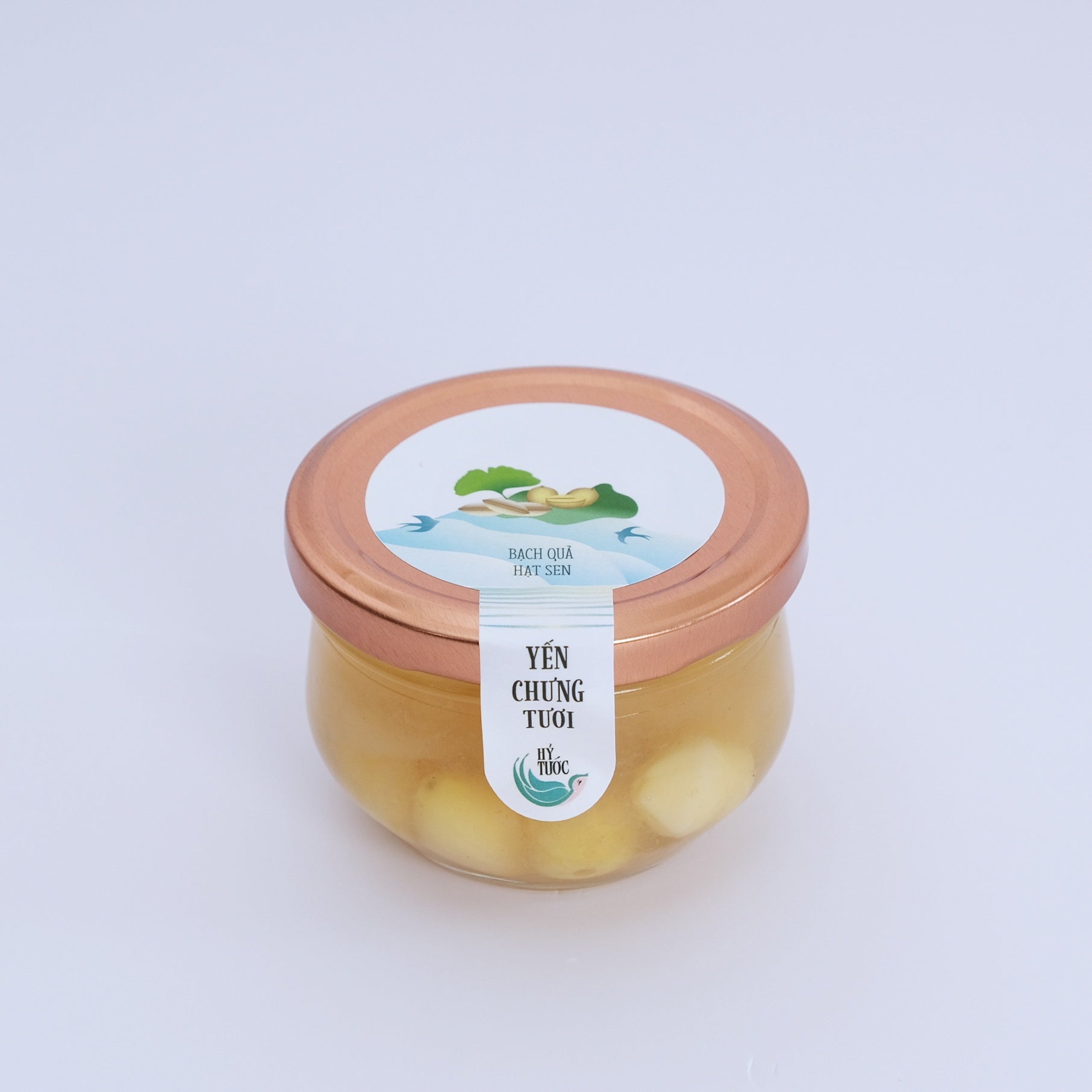 Yến Chưng Tươi Vị Bạch Quả - Hạt Sen