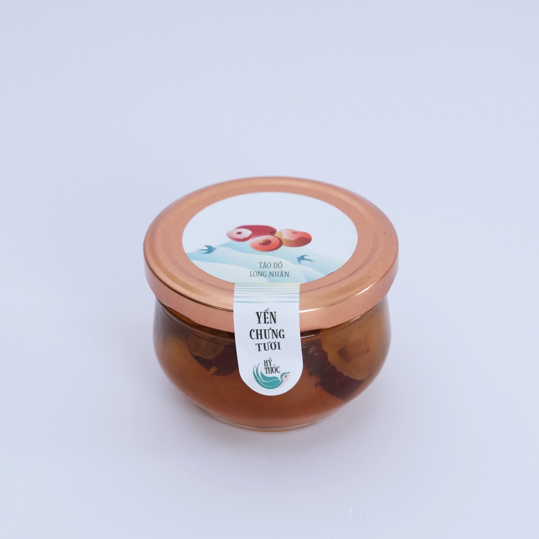 Yến Chưng Tươi Vị Táo Đỏ & Long Nhãn