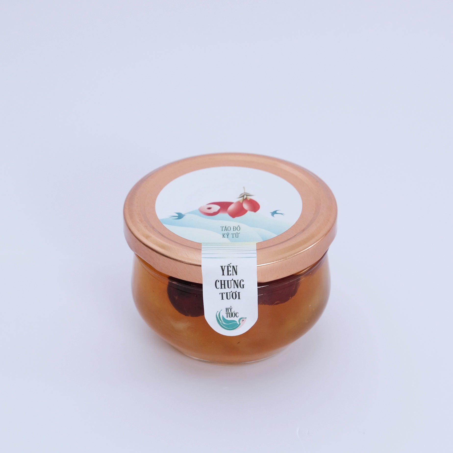 Yến Chưng Tươi Vị Táo Đỏ - Kỷ Tử