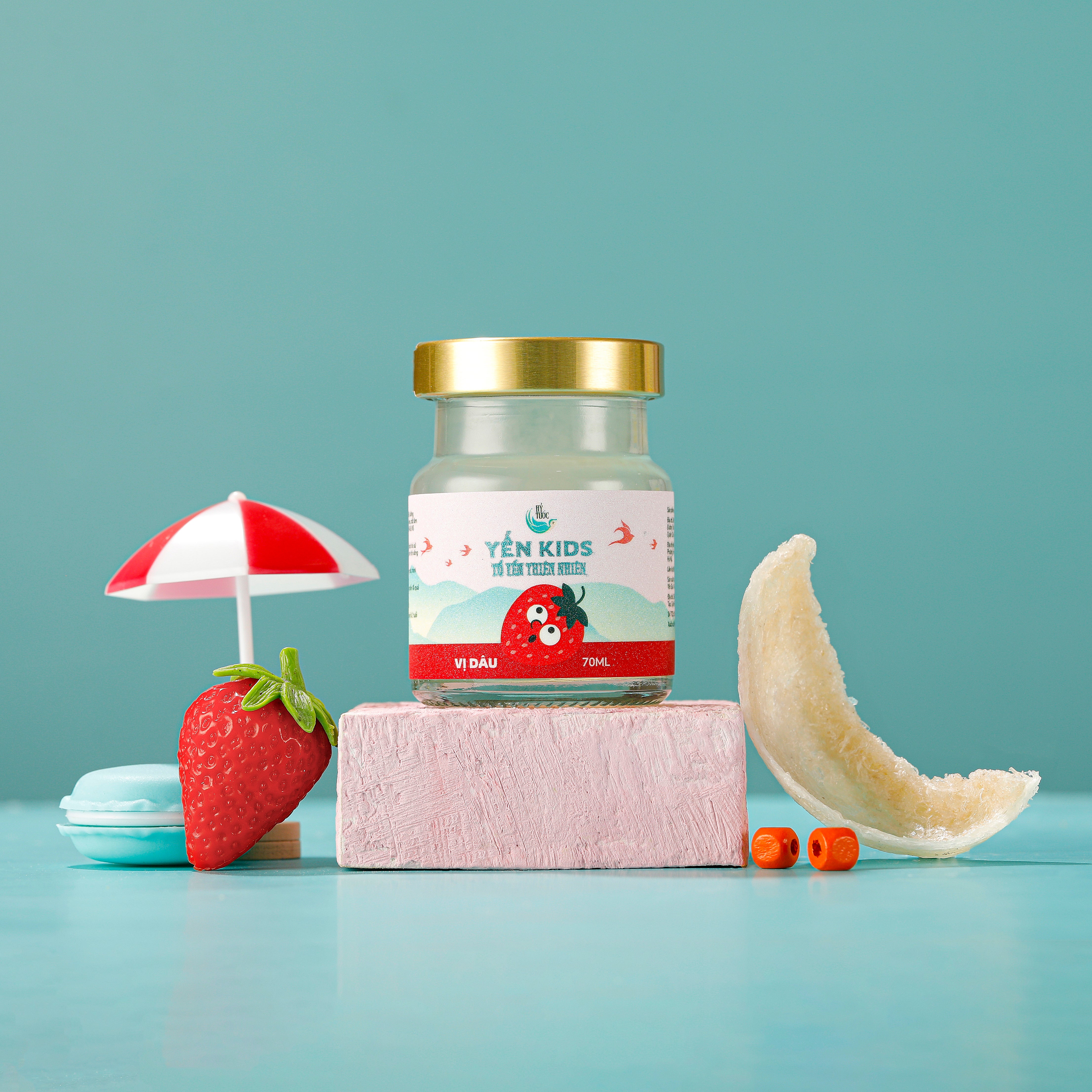 Hộp Quà Yến Chưng Sẵn Hỷ Ngọc Yến cho Trẻ Em hũ 70ml