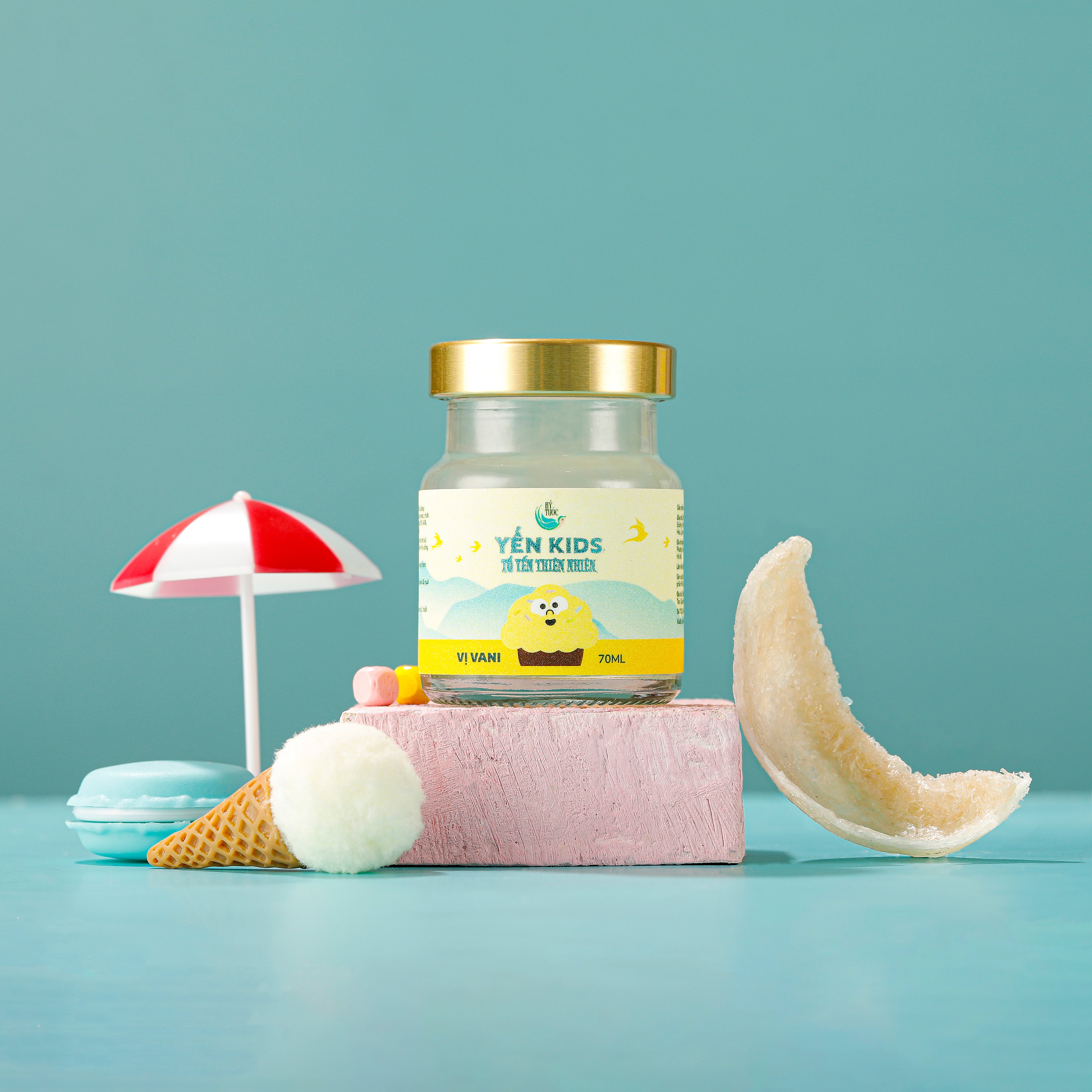 Hộp Quà Yến Chưng Sẵn Hỷ Ngọc Yến cho Trẻ Em hũ 70ml