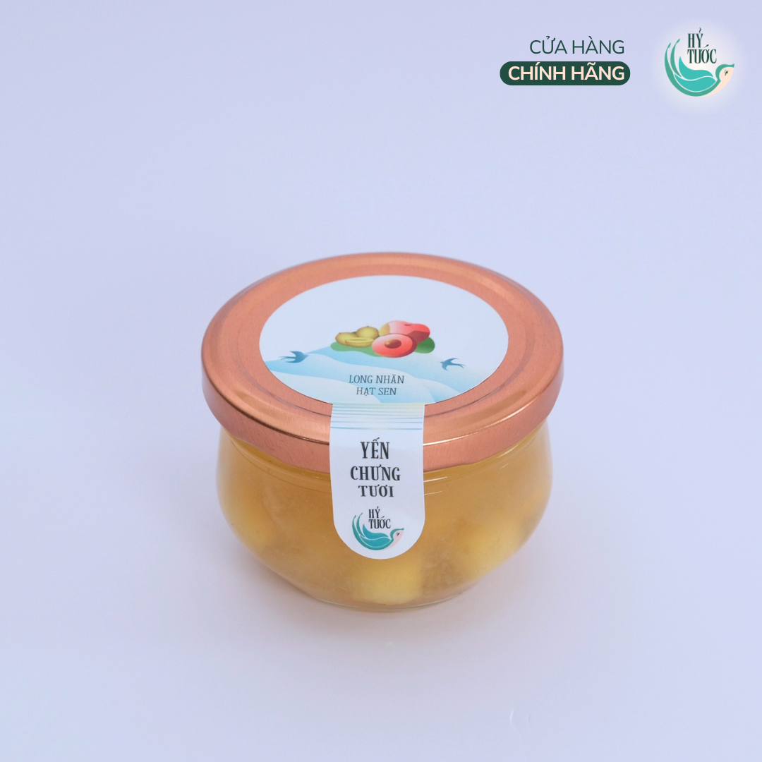 Yến Chưng Tươi Vị Long Nhãn và Hạt Sen Hũ 100ml, 150ml