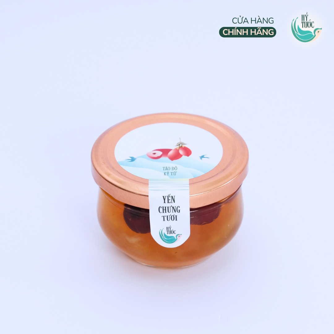 Yến Chưng Tươi Vị Táo Đỏ và Kỷ Tử Hũ 100ml, 150ml